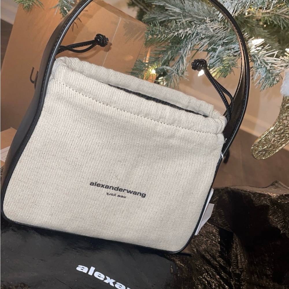 Alexander Wang Cream and Black Tote